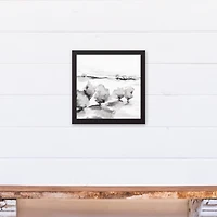 Tree Landscape 12" x 12" Black Framed Canvas