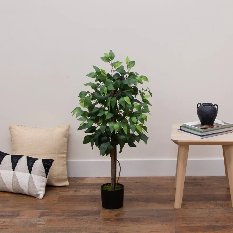 3ft. Artificial Double Trunk Ficus Tree