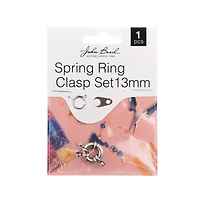 John Bead Must Have Findings 13mm Spring Ring Set