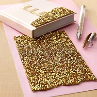 Gold Chunky Glitter Alphabet Stickers by Recollections™