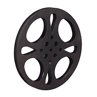 Gray Round Metal Industrial Wall Décor