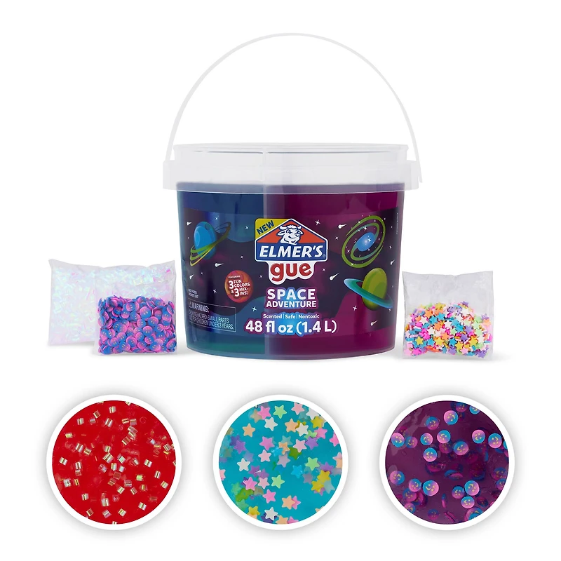 Elmer's® 3lb. Space Adventure Slime Bucket