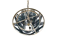 Hello Honey® 26" 2-Tier Draped Wood Bead Chandelier