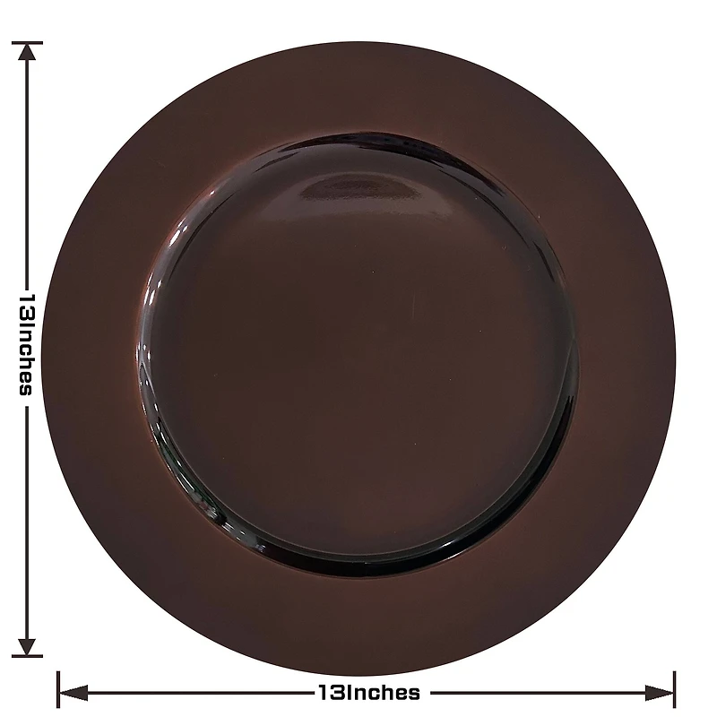 13" Chocolate Charger Plate by Celebrate It™