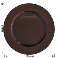 13" Chocolate Charger Plate by Celebrate It™