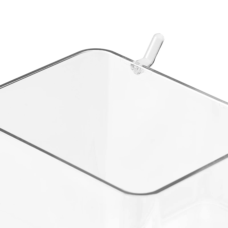 12 Pack: Small Clear Pegboard Storage Bin by Simply Tidy™