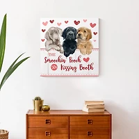 Smoochin Pooch Booth 20" x 20" Canvas Wall Art