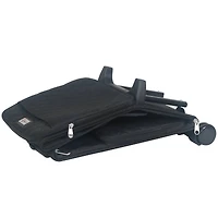 Everything Mary Black Quilted Rolling Scrapbook Storage Tote