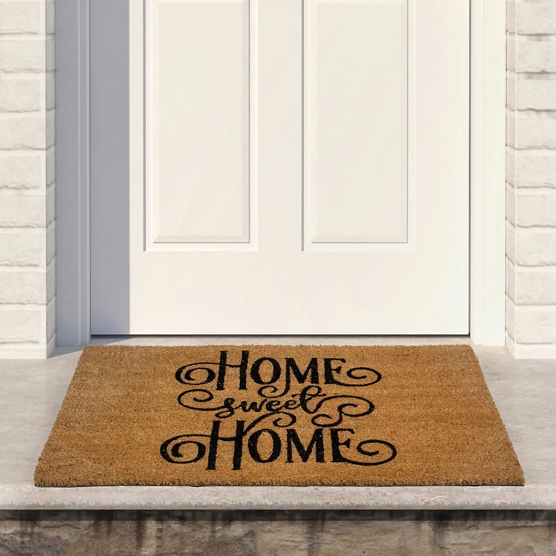 Natural Coir Home Sweet Home Doormat