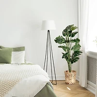 American Art Decor 4ft. Monstera Tree in Woven Basket