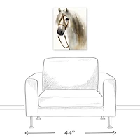 Horse In Autumn 16" x 20" Canvas Wall Art