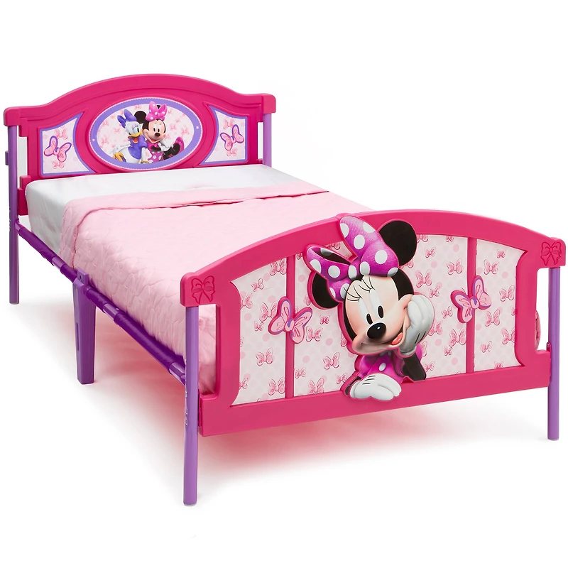 Minnie Mouse Plastic 3D Twin Bed