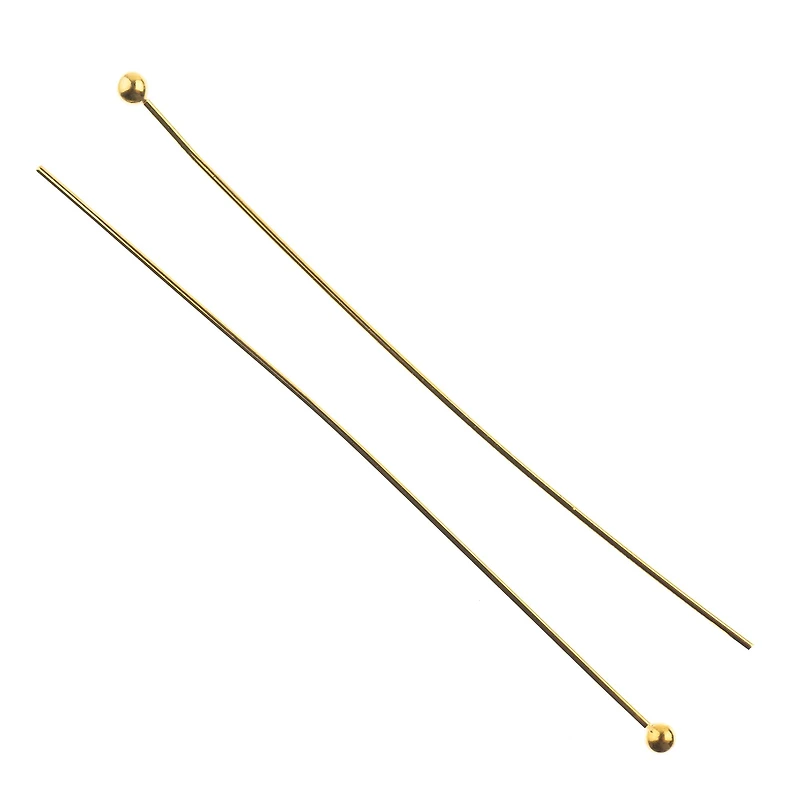 John Bead Must Have Findings 2" Ball Head Pins