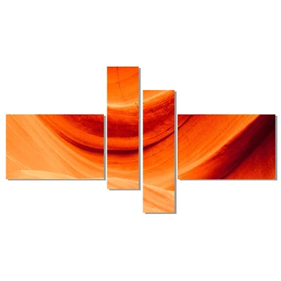 Designart - Antelope Canyon Orange Wall