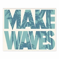 Make Waves Tabletop Canvas Accent