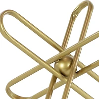 CosmoLiving by Cosmopolitan Gold Metal Modern Geometric Sculpture Set