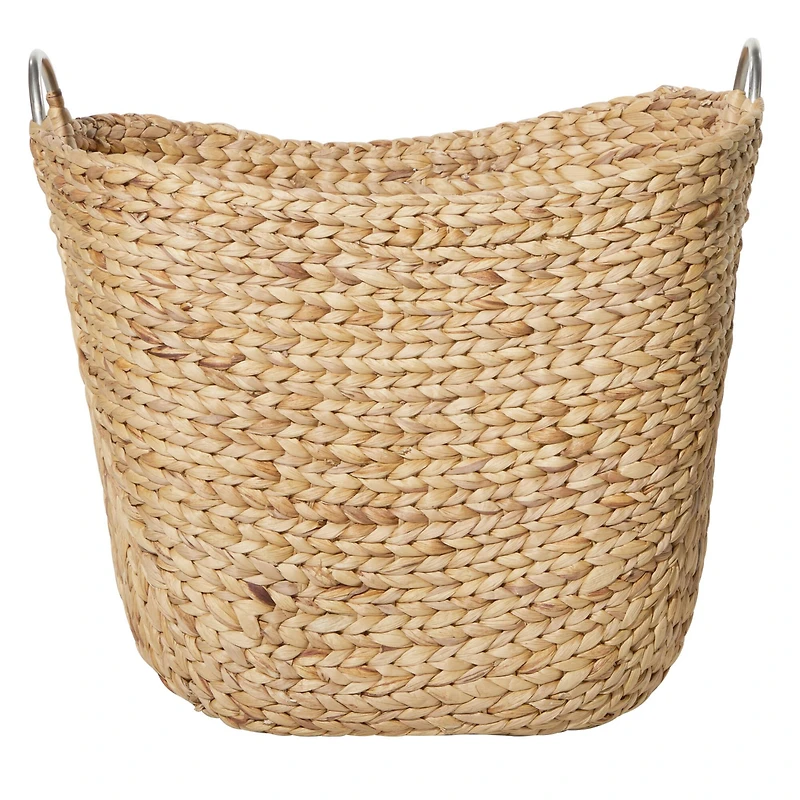 Large Brown Seagrass Contemporary Storage Basket