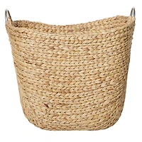 Large Brown Seagrass Contemporary Storage Basket