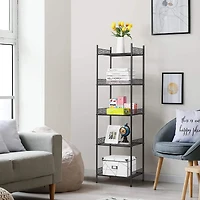 NEX™ 57" Black 5-Tier Wire Storage Organizer