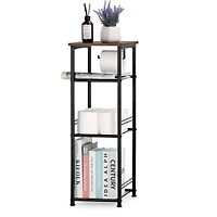 NEX™ 29" Freestanding 4-Tier Storage Shelf with Toilet Paper Holder