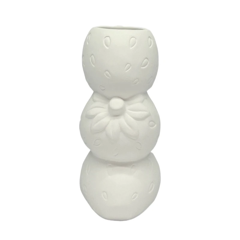6.5" DIY Ceramic Strawberry Stack Vase by Make Market®