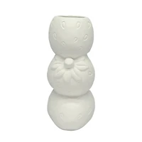 6.5" DIY Ceramic Strawberry Stack Vase by Make Market®