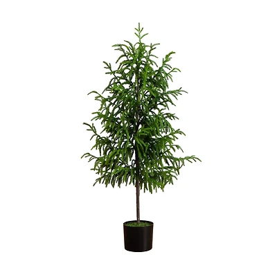 4ft. Unlit Norfolk Pine Artificial Potted Christmas Tree