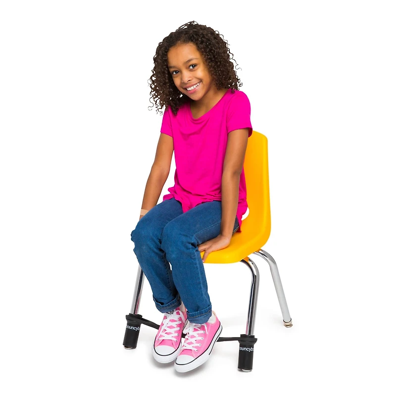 Bouncyband® Black Bands for Elementary School Chair, 2ct.