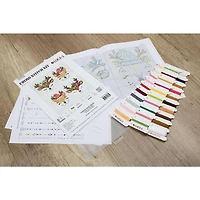 Luca-s Foxes And Deer Plastic Canvas Counted Cross Stitch Kit