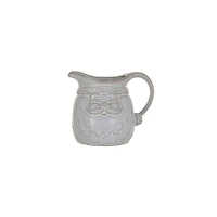 Hello Honey® 10oz. White Stoneware Santa Shaped Creamer in Reactive Glaze