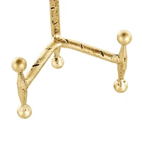Gold Metal Slim Display Easel with Ball Accent Set
