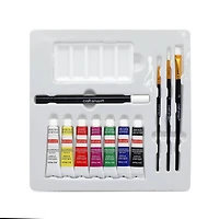 11" x 11" Crow in Graveyard Canvas Painting Kit by Craft Smart®