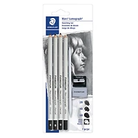 Staedtler® Mars® Lumograph® Charcoal Sketching Set, 7pc
