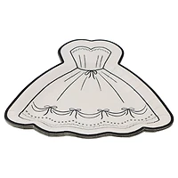 24 Packs: 8 ct. (192 total) 7" Dress Shaped Snack Plates by Celebrate It™
