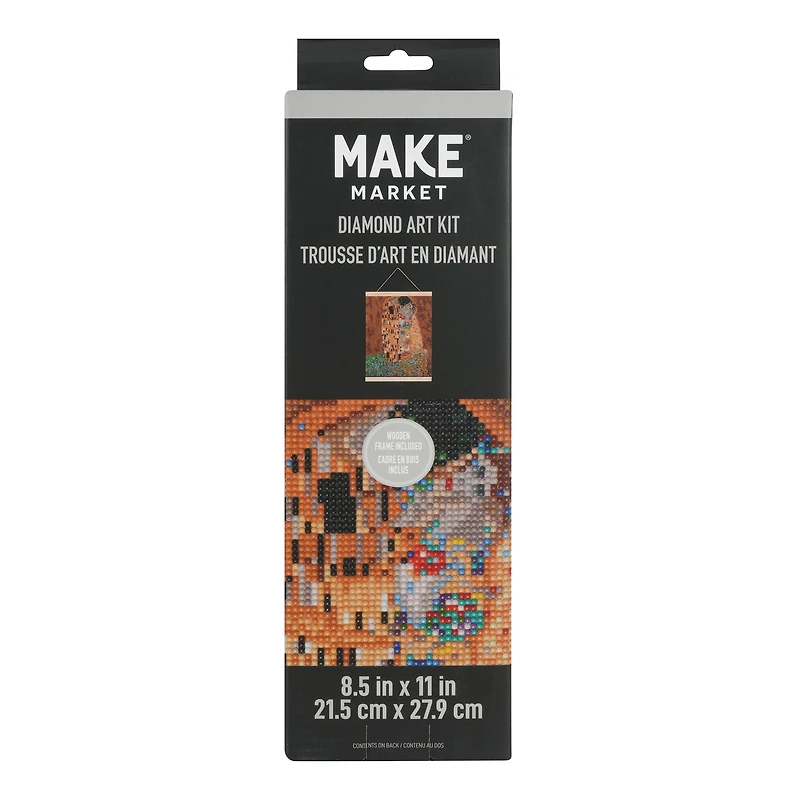 The Kiss with Frame Diamond Art Kit by Make Market®
