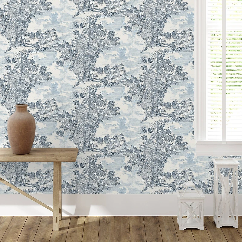Surface Style Serene Scenes Toile Peel & Stick Wallpaper