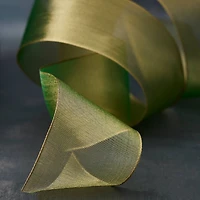 2.5" x 10yd. Sheer Metallic Wired Ribbon by Celebrate It® Specialty