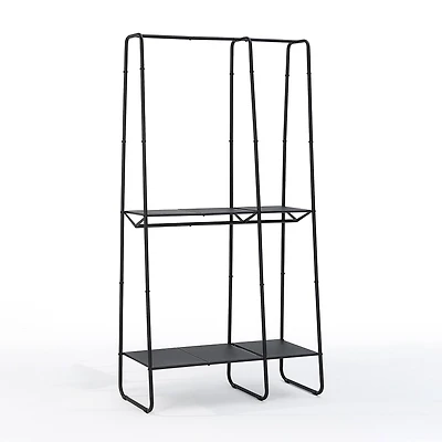 SunnyPoint Freestanding Clothes & Accessories Closet Rack