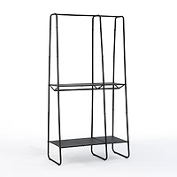 SunnyPoint Freestanding Clothes & Accessories Closet Rack