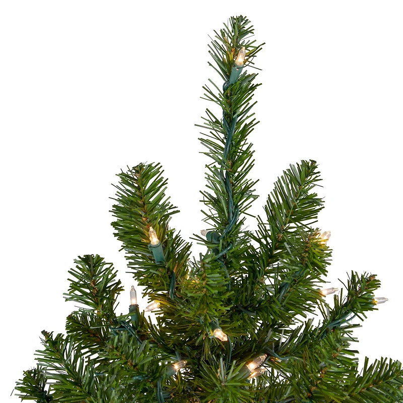 6ft. Pre-Lit Canadian Pine Artificial Christmas Tree, Clear Lights