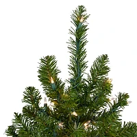 6ft. Pre-Lit Canadian Pine Artificial Christmas Tree, Clear Lights