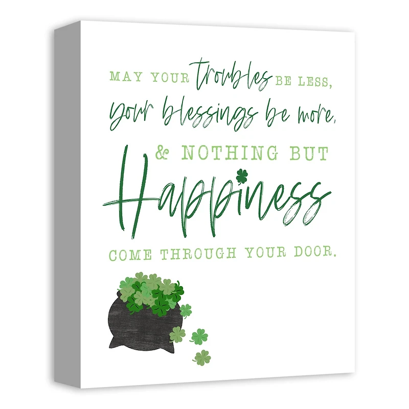 Simple Irish Blessing Canvas 11" x 14" Canvas Wall Art
