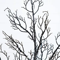 4ft. Pre-Lit Halloween Minimalist Twig Artificial Fall Tree with 160 Orange & Purple LED Lights