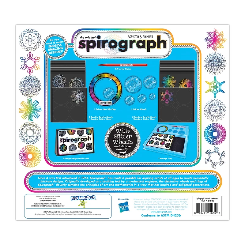 The Original Spirograph® Scratch & Shimmer
