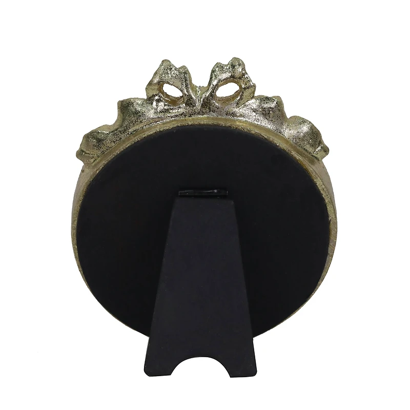 5" Gold Bow Round Tabletop Mirror by Ashland®