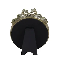 5" Gold Bow Round Tabletop Mirror by Ashland®