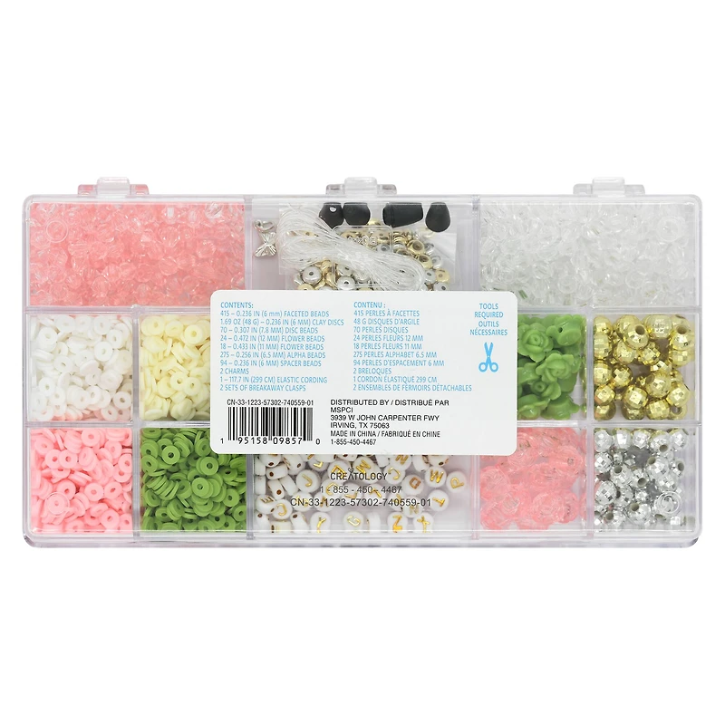 Botanicals & Alphabet Bead Kit by Creatology™