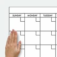 RoomMates Basics Dry Erase Calendar Peel & Stick Wall Decal