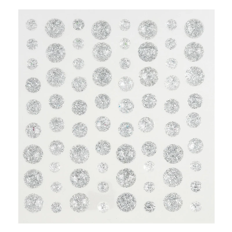 12 Packs: 72 ct. (864 total) Glitter Rhinestone Stickers by Recollections™