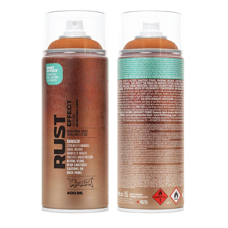 Montana™ Cans Rust Orange Brown EFFECT Rust Spray